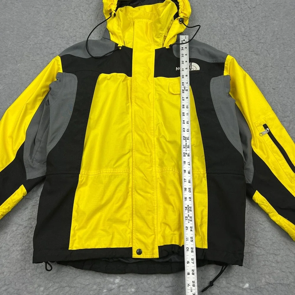 VTG The North Face Gore-Tex Pro Search & Rescue Jacket Men's Large Yellow Hooded